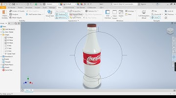 4. Bottle in Autodesk Inventor -  rendering