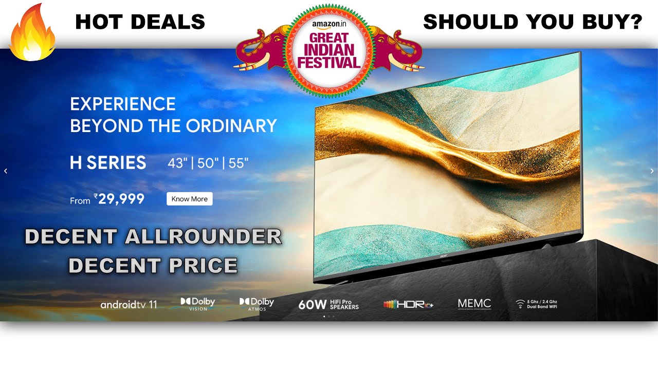 Acer H Series and S Series 4K TV | Should You Buy? | Amazon Great Indian Festival | Punchi Man Tech