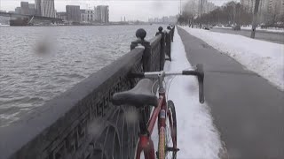 Зимний мокрый тест парафиновой смазки цепи велосипеда Daytona Wax