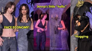 Jenna And Emma Exchanged An Excited Happy Glance As Lady Gaga Was About To Come Out So Cute