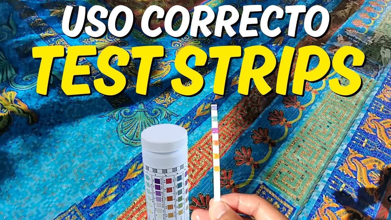 CÓMO UTILIZAR LOS TEST STRIPS  |  TIRAS SUMERGIBLES DE COLORES