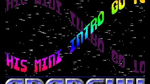 Silly Stars by Anarchy (1990) / Amiga Intro