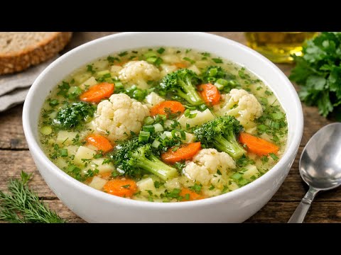 Diese Gemüsesuppe ist einfach perfekt – leicht, aromatisch und unglaublich lecker.