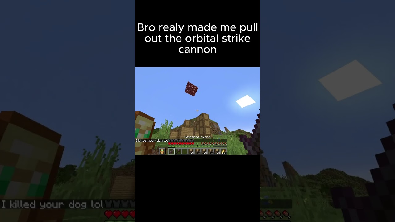 I Used The Orbital Strike cannon
