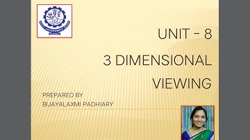 CGM / Unit8 / 3D VIEWING PIPELINE / 5TH IT