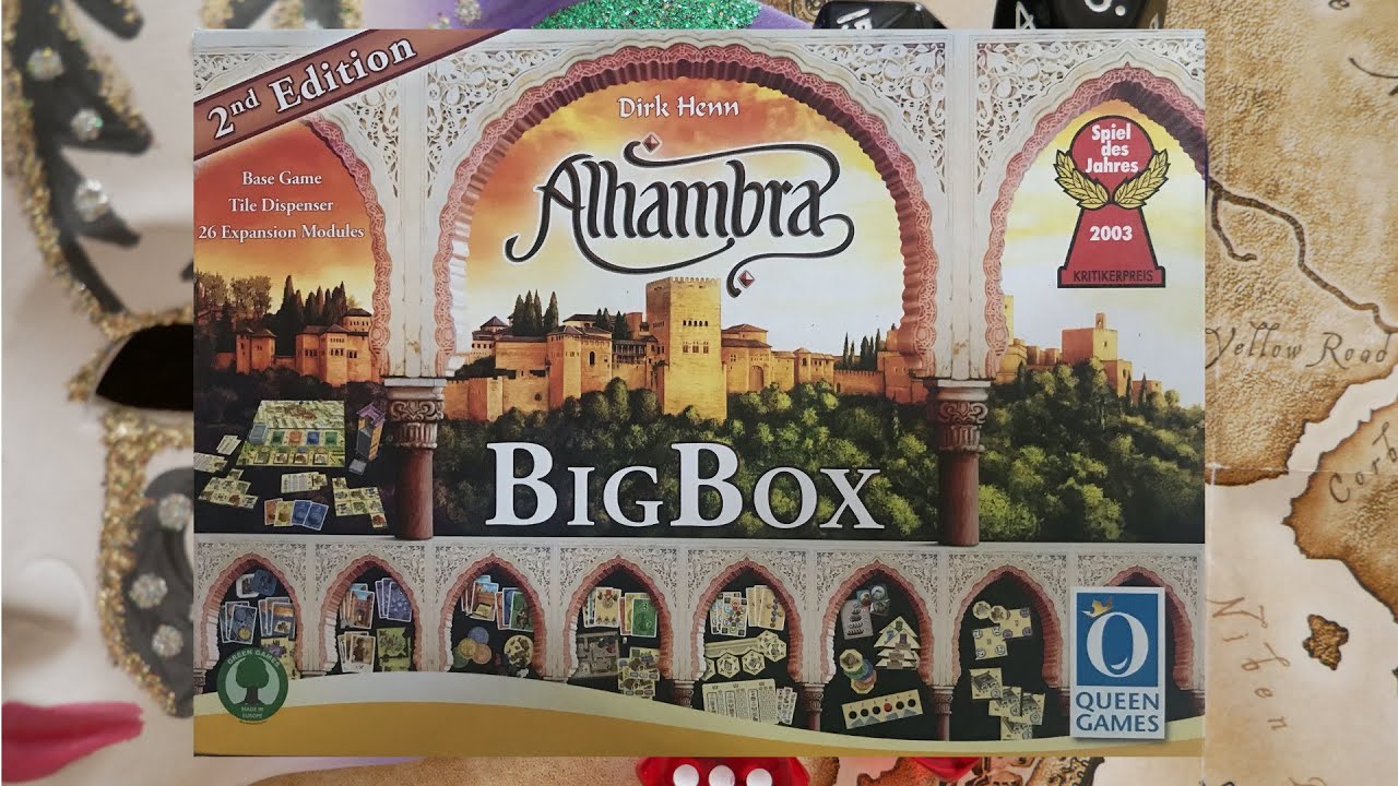 Alhambra Big Box 2nd edition - Unboxing - YouTube