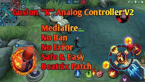 Gusion "K"Analog controller Beatrix Patch||Mobile Legends||Marczkie TV