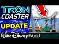 TRON Coaster LED CANOPY Installation Begins! - Disney News Vlog