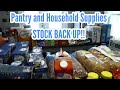 Pantry and Household Supplies Stock Back up Shopping and Haul We are OUT of EVERYTHING