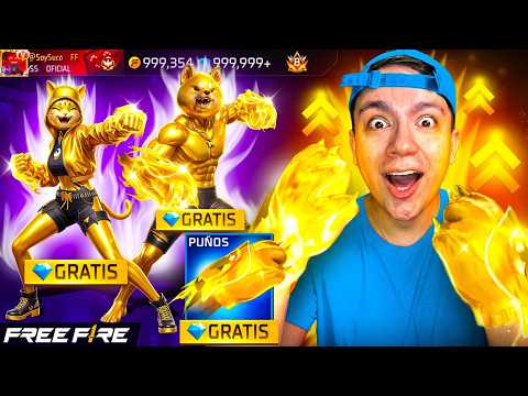 I GOT THE MOST EXCLUSIVE GOLDEN FREE FIRE SKINS FOR FREE😱!