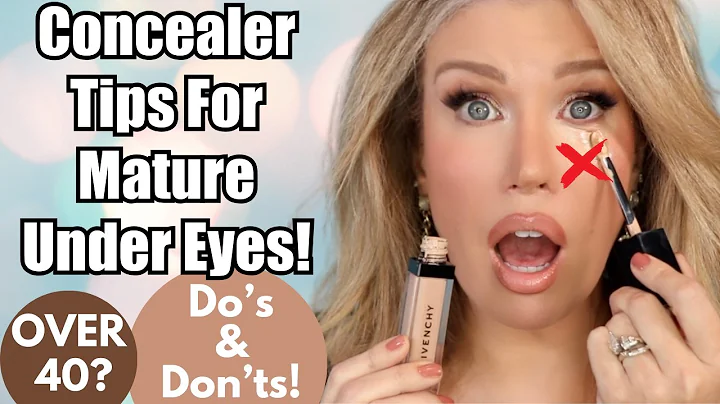 HOW TO CONCEAL DARK CIRCLES & PREVENT UNDER EYE CREASING ON MATURE SKIN | Do's & Don'ts!