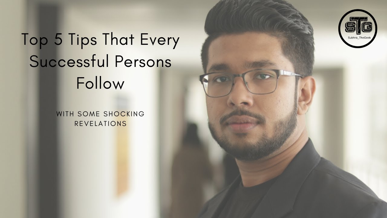 Title: Top 5 Tips to become successful | Do this to become successful | Things I follow |