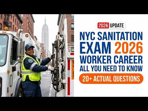 NYC Sanitation Exam 2026: Department of Sanitation Worker Career Prep ...