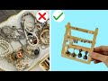 COOL HACK TO ORGANIZE YOUR JEWELRY✨|| with popsicle sticks