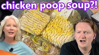REACTING TO JOSH & MOMMA MAKING CHICKEN POOP SOUP