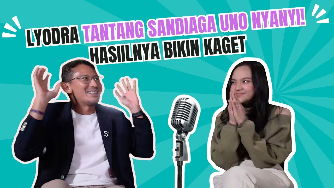 MUSIK TIDAK SEKEDAR SUMBER PENGHASILAN TAPI SUMBER KEBAHAGIAAN LYODRA | RUANG SUARA BY SANDIAGA UNO