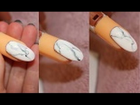 Marmurkowe Paznokcie Tutorial Najprostszy Sposob Marble Nails Youtube
