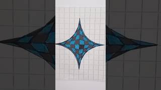Geometric Pattern Drawing 😎 #shorts #youtubeshort  #geometricpattern