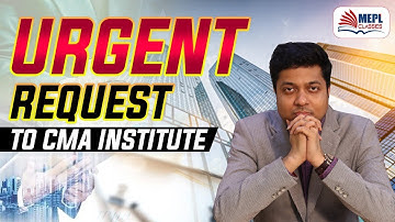 Urgent Request To CMA Institute | Exam Related Issues | Mohit Agarwal