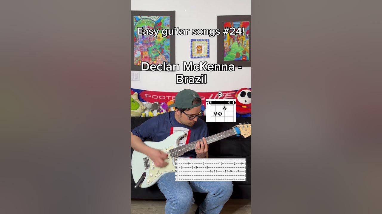 Declan mckenna brazil guitar tutorial youtube