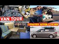 Van tour: updates after 5 years (minivan)