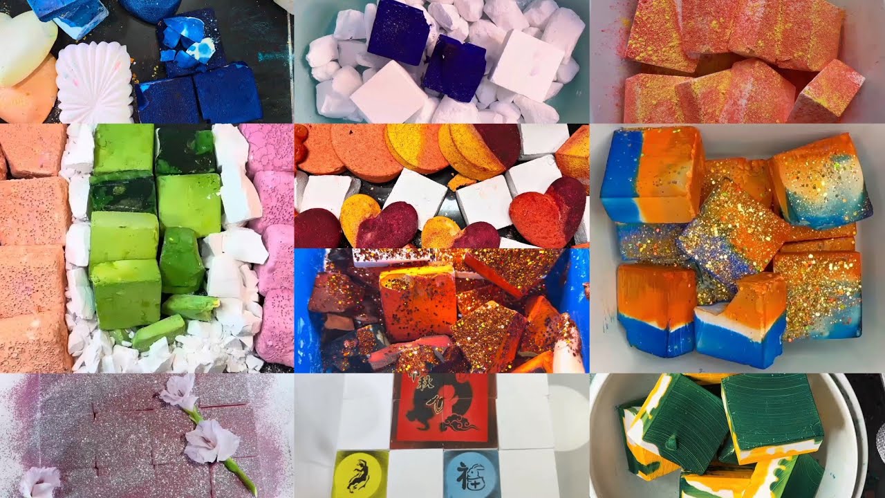 Different creator's gymchalk crush asmr : dyed, reforms, plain jane ...