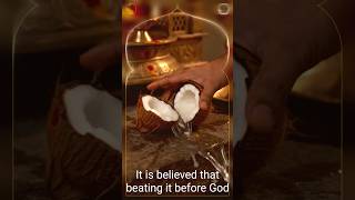 Why Hindus Break Coconuts Before God? 🥥 Amazing Spiritual Secret Revealed! 🙏 #shorts