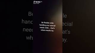 #your special needs child.