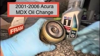 How to Change Engine Oil on 2001-2006 Acura MDX DIY Tutorial Instructions