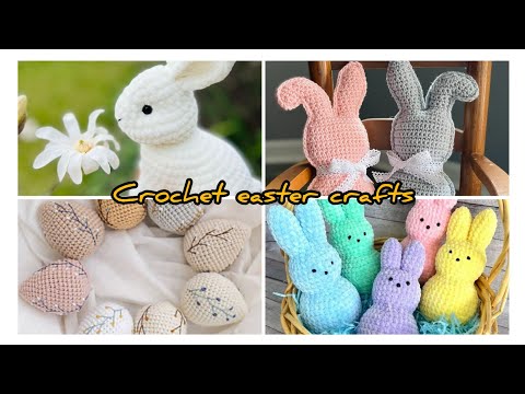 Crochet craft ideas for Easter 2025 🐰🐣||Free patterns