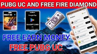 Earn Pubg Uc and Fee fire Diamond Free||How to Earn Pubg Uc||Earn Google Play gifts Card||Free fire screenshot 5