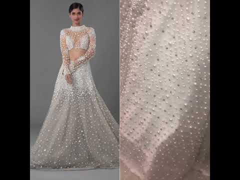Pearl Lehenga White Indio Western 