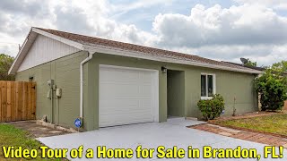 Video Tour of a Home for Sale in Brandon, Florida