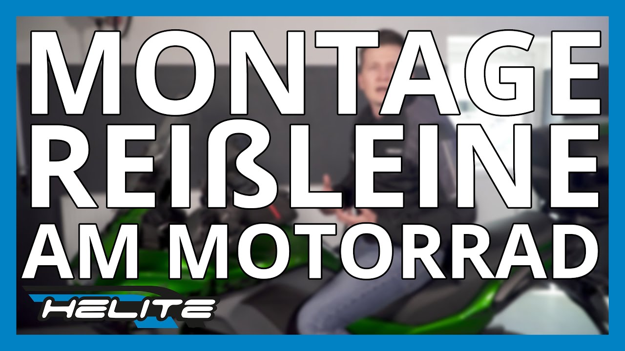 🏍🛠 Helite - Montage der Reißleine am Motorrad
