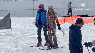 Heidi Klum & Husband Tom Kaulitz Go Skiing In Aspen!