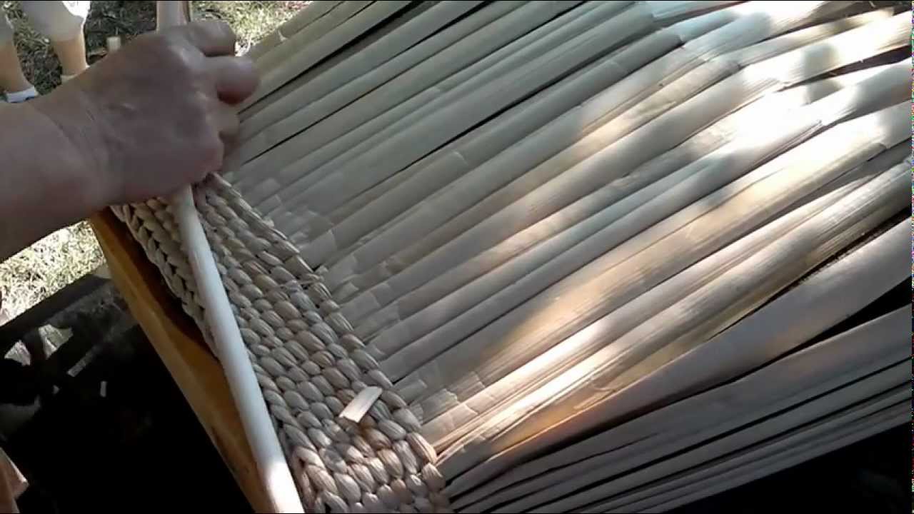 Wyplatanie koszyka z rogożyny - folklor portal wiano.eu