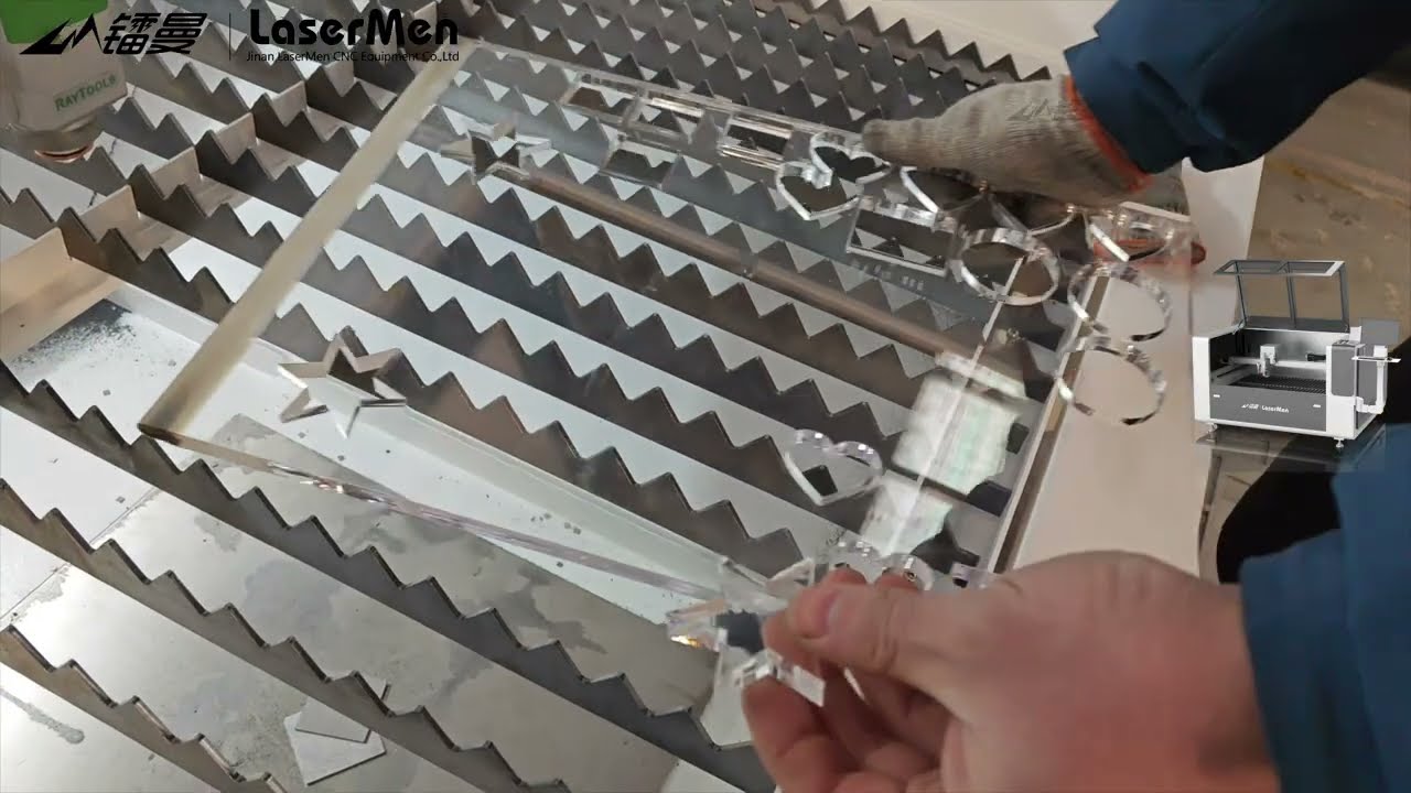 [LaserMen]LM-1390FC Dual use fiber co2 laser cutting machine for metal and nonmetal