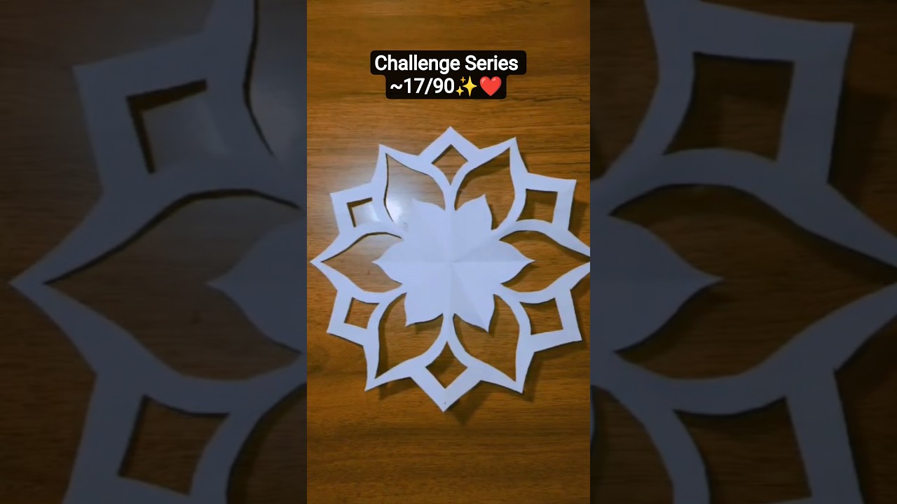 Paper snowflake Idea ✨💡❤️ll Art and Craft Cult ll ✨❤️