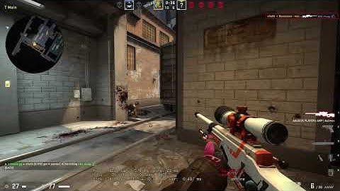 AWP 1v4 clutch train | csgo retake servers