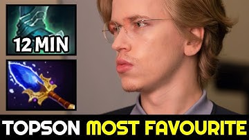 TOPSON Most Favourite Hero in This Week — 12min Guardian Greaves Dazzle 7.32d Dota 2
