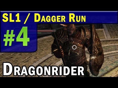 DARK SOULS 2 - SL1 DAGGER RUN Part 4 BOSS Dragonrider HD