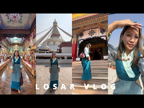 HAPPY LOSAR~ Losar la Tashi Delek 🙏 Tibetan vlogger Nepal 🇳🇵 