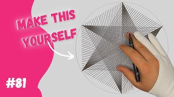 Learn to draw Geometric Hexagon | Tutorial |#artworks