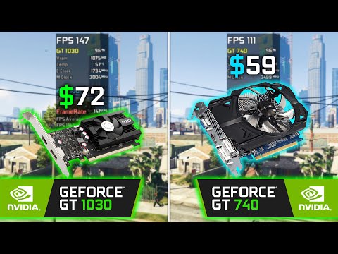 GT 1030 vs GT 740 - Test in 6 Games