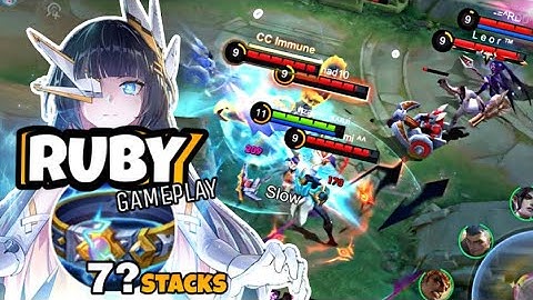 THUNDER BELT ⚡️ IS THE NEW CORE ITEM FOR RUBY! | RUBY GAMEPLAY 2025 | BEST BUILD FOR RUBY | MLBB 