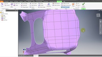 [Autodesk Inventor] Freeform module - Dùng freeform tạo ghế  đơn giản