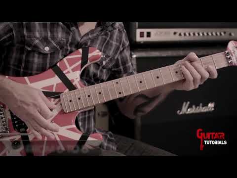 Electric guitar solo Michael Jackson classic Beat it, Van Halen's piano is bull
