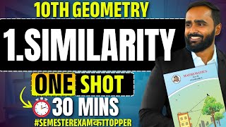 10th Geometry | 1.Similarity | Oneshot | Pradeep Giri Sir