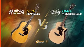 คู่เด็ด 𝐄𝐏. 𝟑 | Martin D-28 vs Taylor 814ce "ขยี้ทุกจุด 2 เรือธงสัญชาติอเมริกา" [𝐎𝐟𝐟𝐢𝐜𝐢𝐚𝐥-𝐓𝐇]