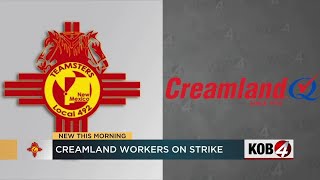 Creamland Dairy workers are on strike in New Mexico